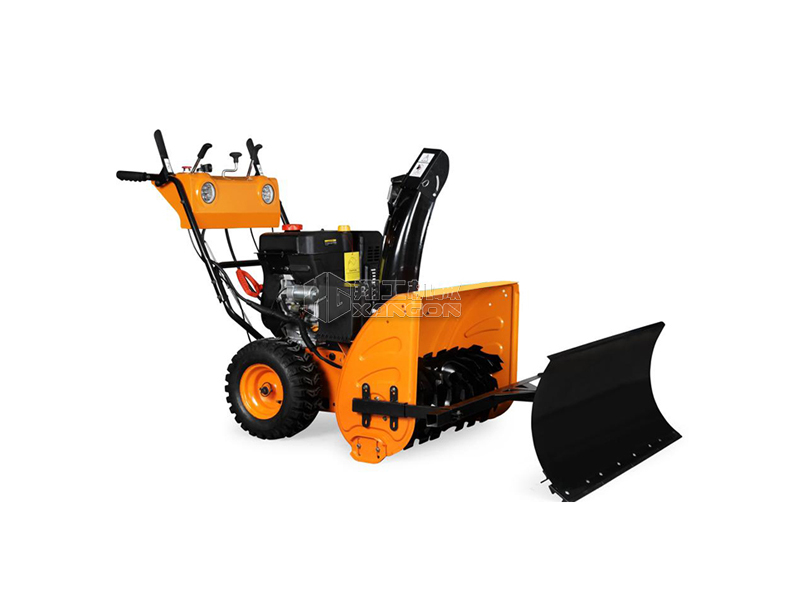 XG-56小型手扶自走清雪機掃雪機(黃色)