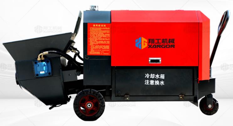 混凝土輸送泵為何不能加水，翔工為您解疑