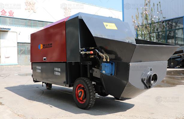 混凝土輸送泵，泵送后的工作不能落下